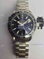 Swiss Grade Copy Omega Seamaster 600m GMT Watch Black Dial